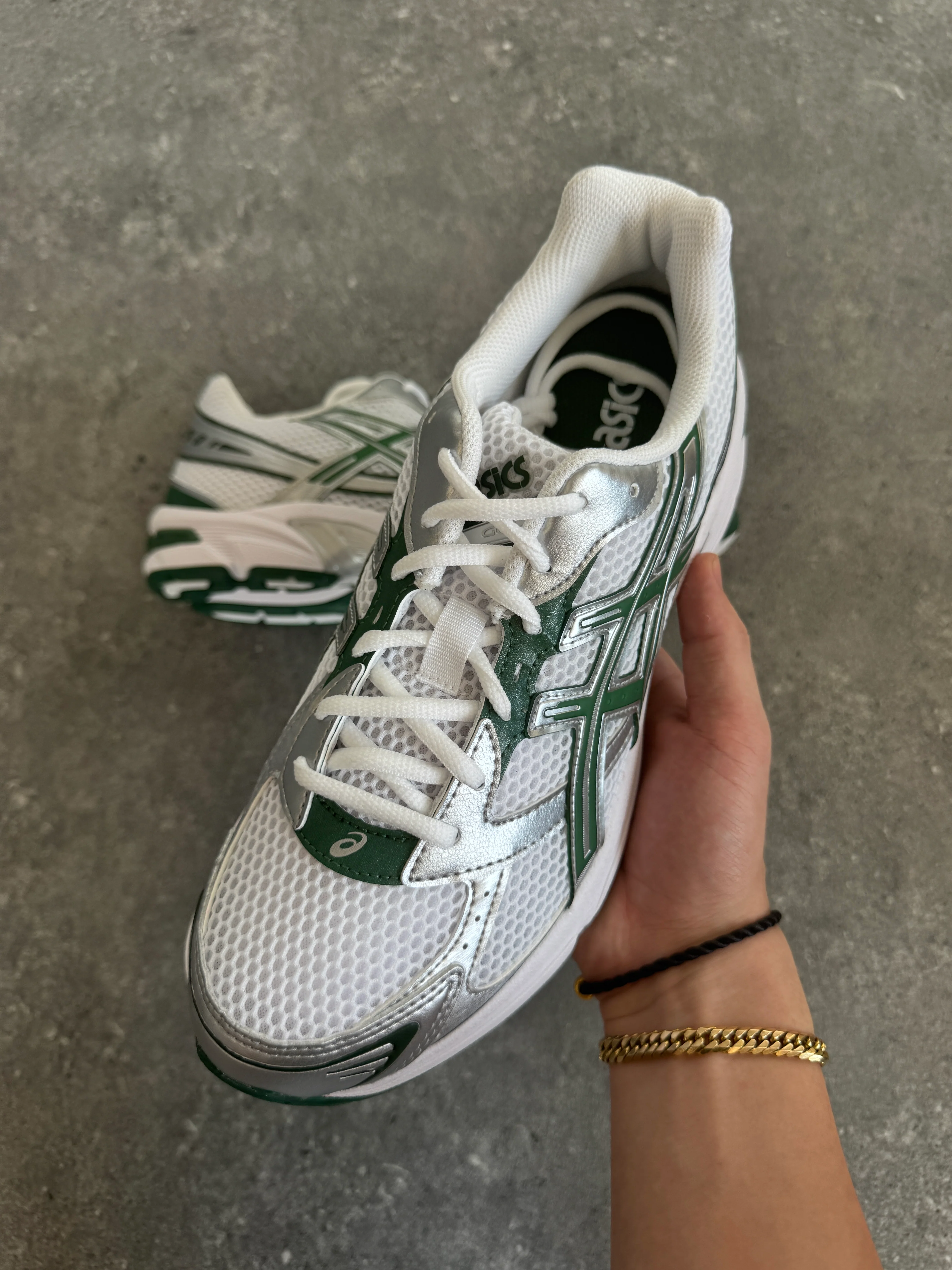 ASICS Gel-1130 White Hunter Green - Image 5