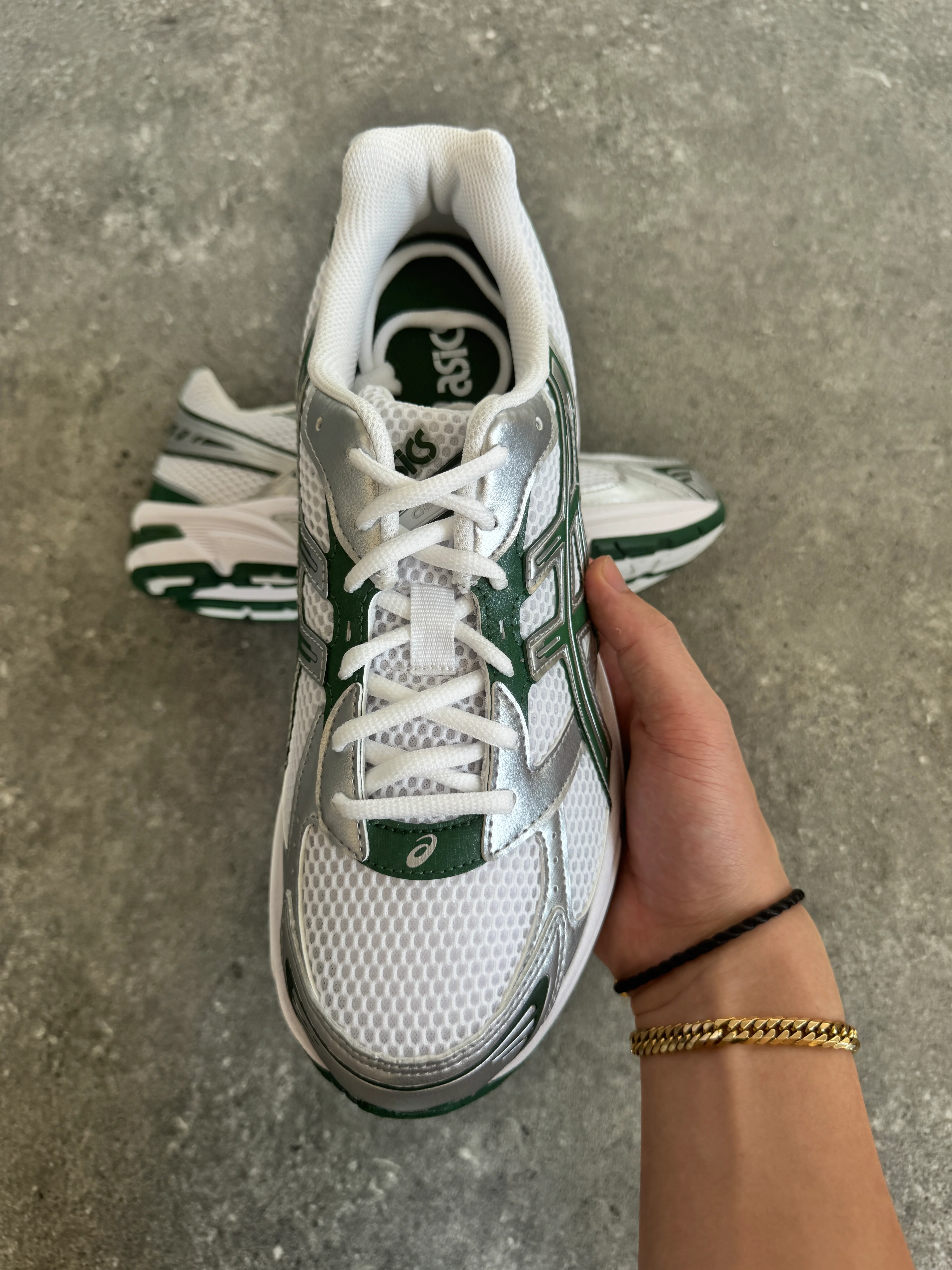 ASICS Gel-1130 White Hunter Green - Image 6