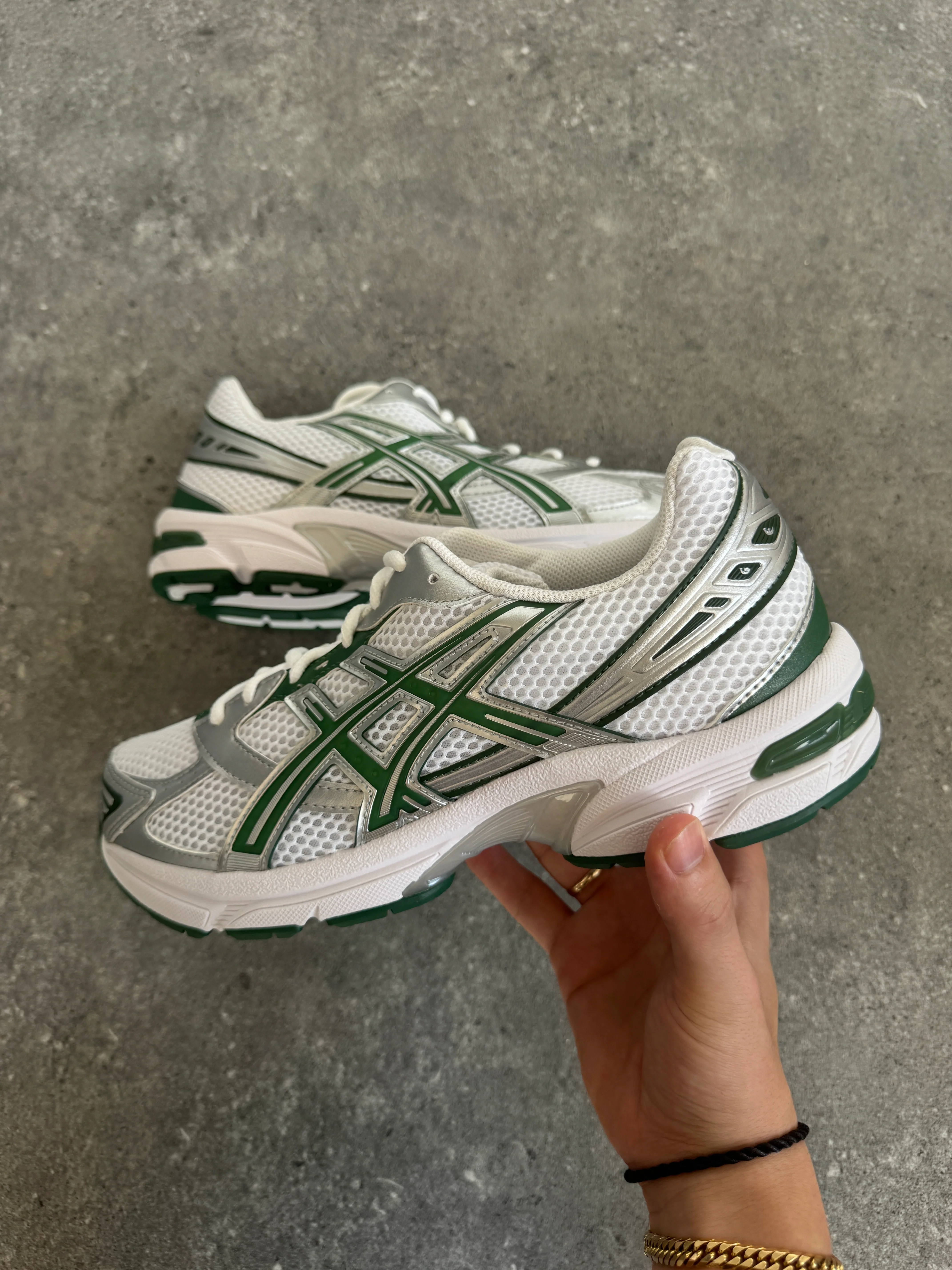 ASICS Gel-1130 White Hunter Green - Image 8