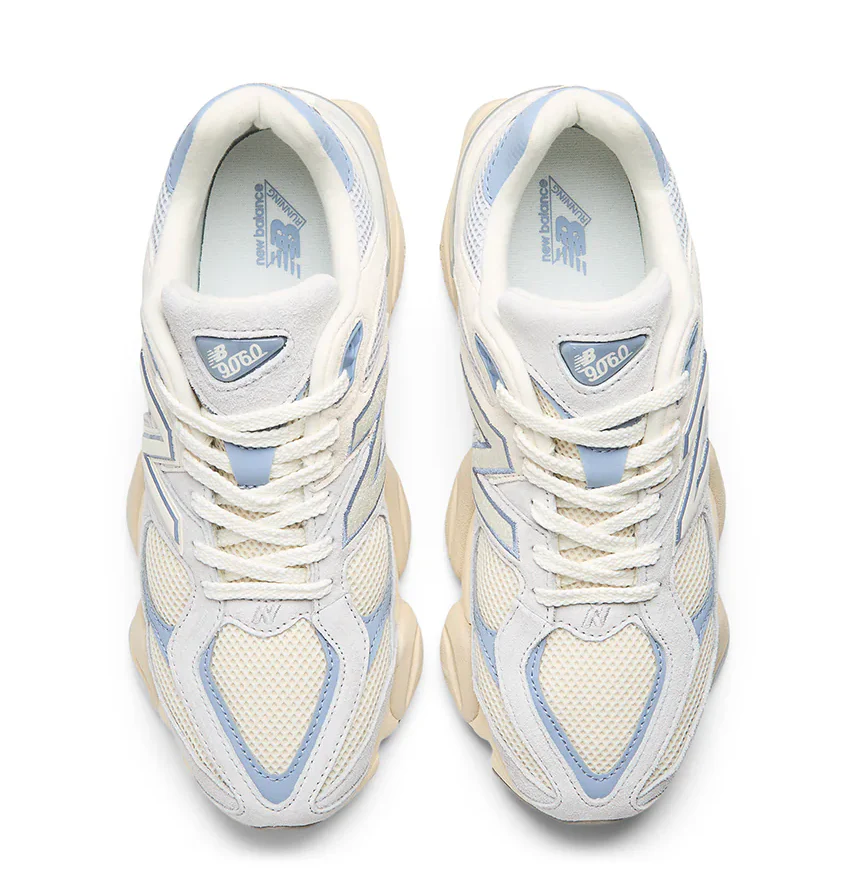 New Balance 9060 Pearl Grey Linen - Image 4