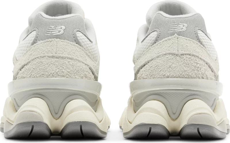 New Balance 9060 Moonbeam Sea Salt White Suede - Image 5