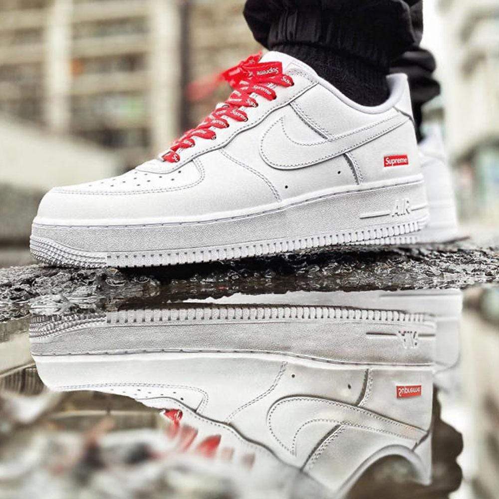 Nike Air Force 1 Low Supreme Box Logo White - Image 11