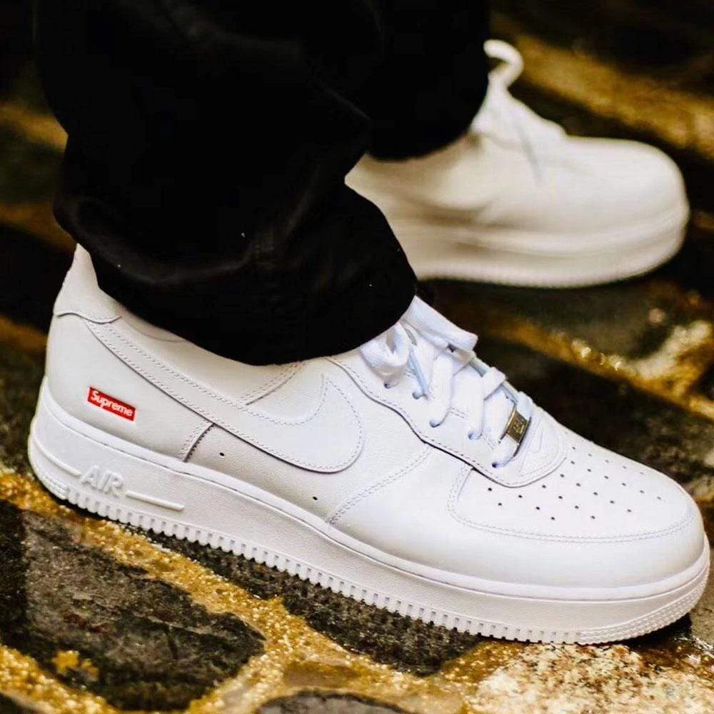 Nike Air Force 1 Low Supreme Box Logo White - Image 12