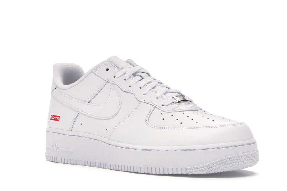 Nike Air Force 1 Low Supreme Box Logo White - Image 4