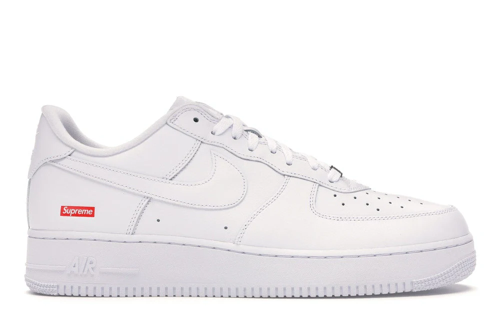 Nike Air Force 1 Low Supreme Box Logo White - Image 7