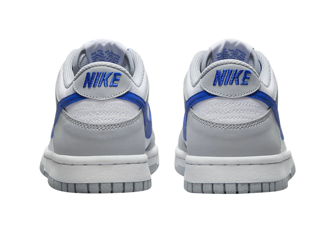Nike Dunk Low Wolf Grey Royal (GS) - Image 5