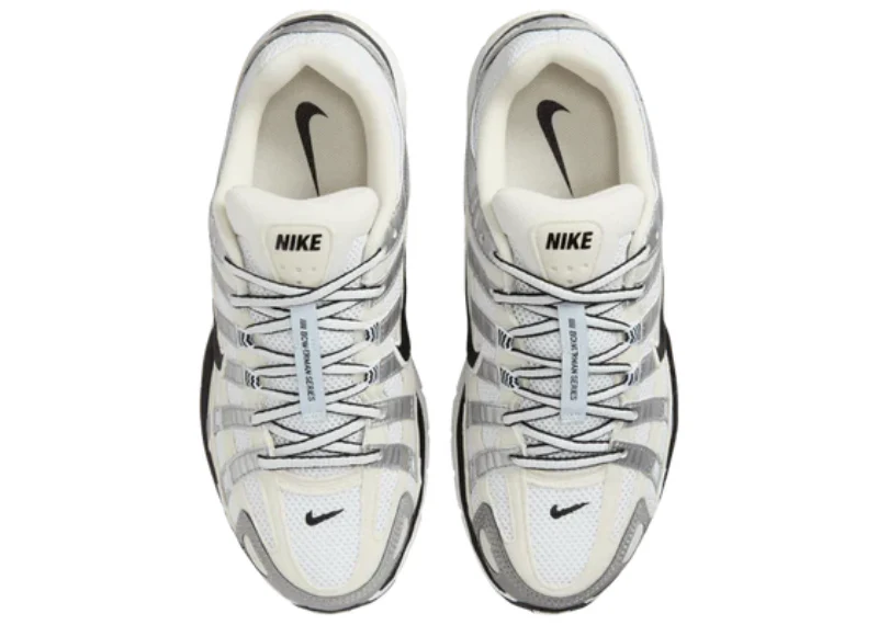 Nike P-6000 Coconut Milk Metallic Silver - Image 4