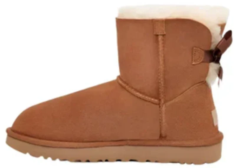 UGG Mini Bailey Bow II Boot Chestnut - Image 4